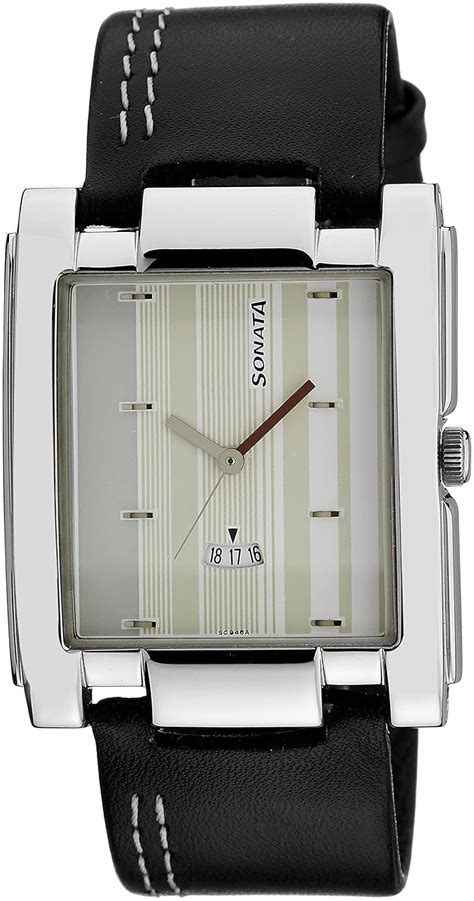 Sonata Yuva Analog White Dial Men's Watch-7946SL02 : Amazon.in: Fashion