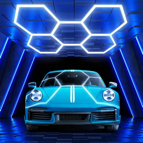 Hexagon Lights Garage
