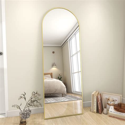 Amazon.com: XKZG 64" x 21" Arched Full Length Mirror Floor Mirror with ...