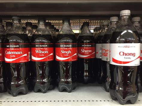 Coke Bottle Names Family