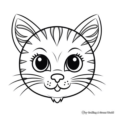 Tabby Cat Coloring Pages - Free & Printable!
