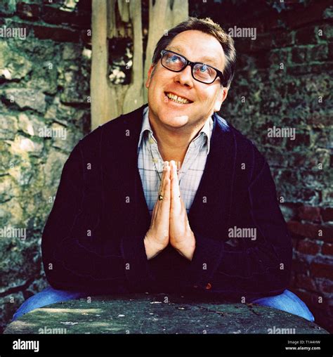 Portrait of comedian Vic Reeves photographed at home in March 2006 ...