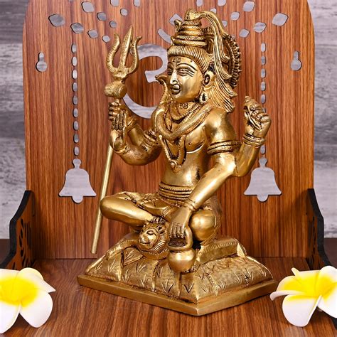Brass Lord Shiva Idol Statue (8.5 Inch) – Vedansh Craft
