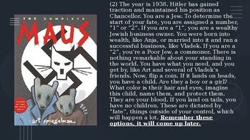 Interactive Holocaust Survivor Simulation by Logan Godbout | TPT