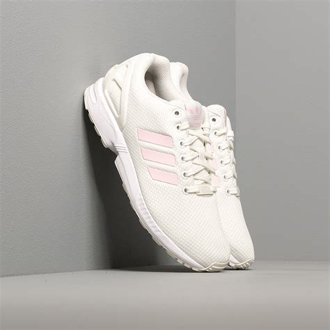 Women's shoes adidas ZX Flux W White Tint/ Clear Pink/ Core Black ...