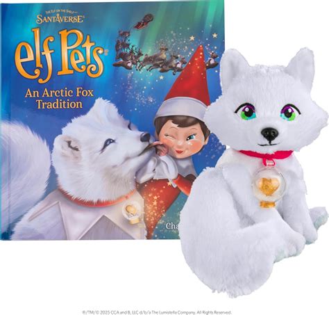 The Elf On The Shelf Elf Pets: an Arctic Fox Tradition, White, Animals ...