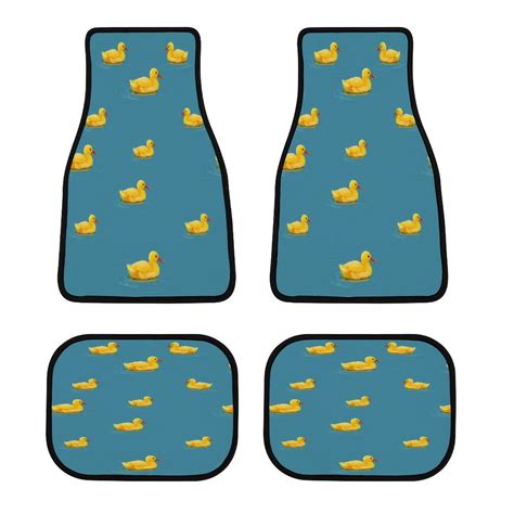 Rubber Duck Car Floormat Heavy Duty Front Rear Floor Mats Carpet Floor ...