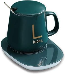 Choosy Coffee Cup with Warmer Plate, Coffee Warmer Hot Coffee Plate ...