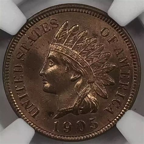 1905 Indian Head Cent NGC MS-64 RB - Old Pueblo Coin