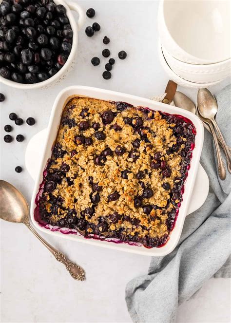 Find a recipe for Baked Blueberry Oatmeal on Trivet Recipes: A recipe ...