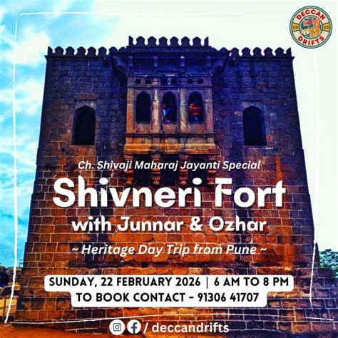 Shivneri Fort & Ozhar - day trip from Pune by Deccan Drifts, Bank of ...
