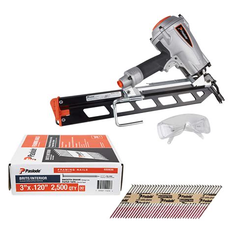 Shop Paslode 30 Degree Pneumatic Framing Nailer with 3"x.120" Brite ...