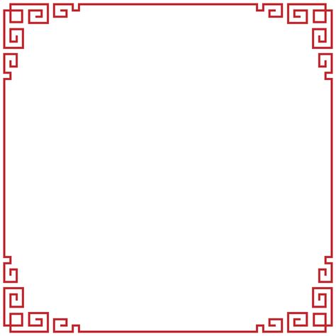Chinese frame decorative border 19469508 PNG