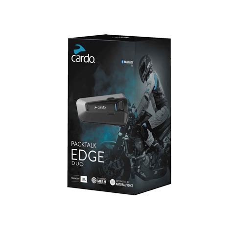 Buy Cardo Packtalk Edge Duo | Mesh Intercom with JBL Sound – Motodrift