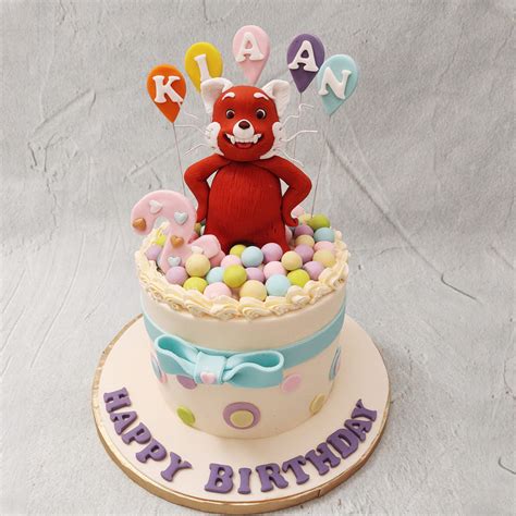 Disney Turning Red Cake | Disney Cake | Order Custom Cakes in Bangalore ...