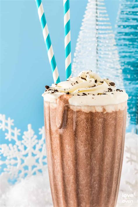 Frozen Hot Chocolate • Love From The Oven