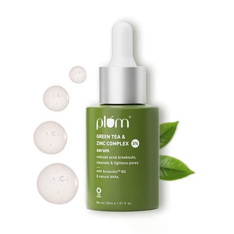 Plum Green Tea & Zinc Complex 3% Serum 30ml for Acne-Prone Skin ...