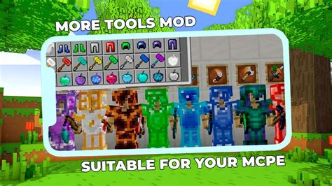Image result for Minecraft PE More Tools Mod
