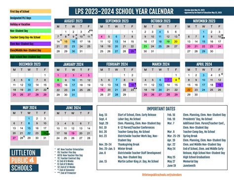 LPS Calendar - Littleton Education Association