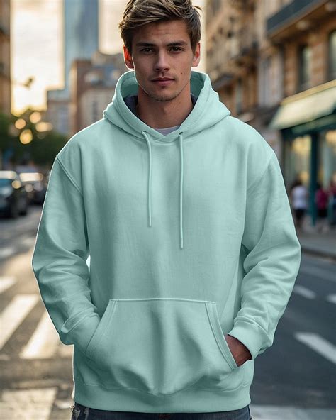 Men's Green Oversized Hoodies