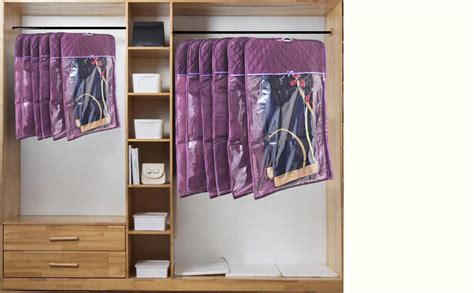 atorakushon® Satin Hanging Saree Cover Garments Wedding Wardrobe ...