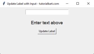 Python Tkinter Record Update 的图像结果