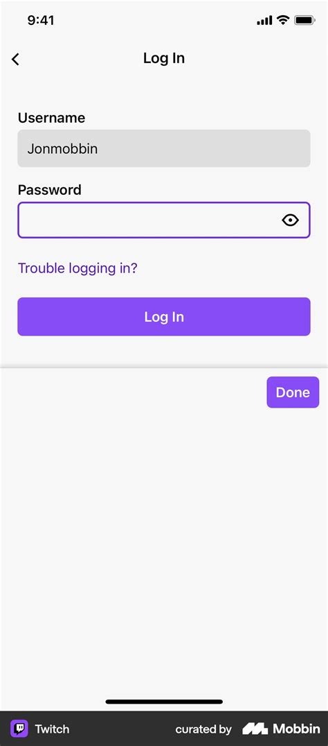 Mobile App Login Screen Examples