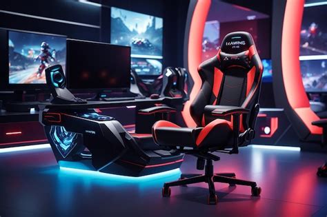 A visual tour of the ultimate gaming setup | Premium AI-generated image