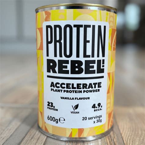 Accelerate - Plant Protein Powder Vanilla Flavoured – Protein Rebel UK