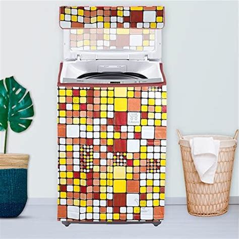 E-Retailer®Waterproof PVC Top Load Washing Machine Cover With Zip ...