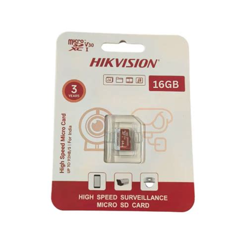 Hikvision 16GB High speed micro SD card for CCTV Camera – AccXChange