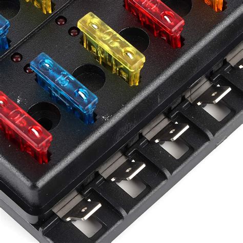 Ubervia® Fuse Block Holders, Good Insulation Fuse Box, PBT Moisture ...