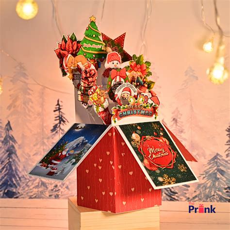 Christmas Popup Bouquet Card | Price Starts at Rs 450 | Surprise Gift ...