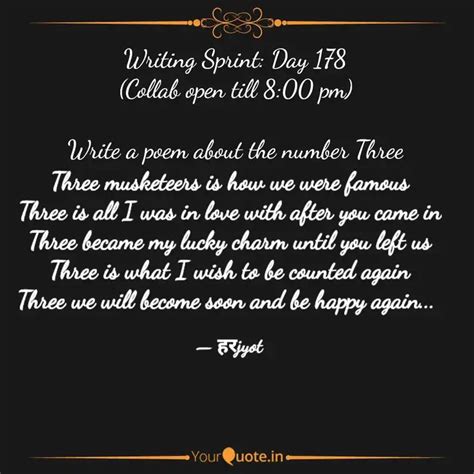 Three musketeers is how w... | Quotes & Writings by Harry Potter ...