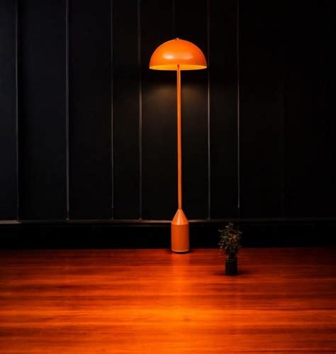 Modern Orange Floor Lamp Elegant and Stylish Lighting for Any Space ...