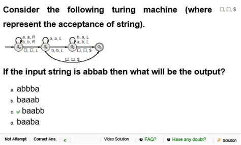 Theory of Computation: turing machine