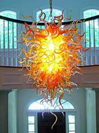 Image result for Hand Blown Art Glass Chandelier
