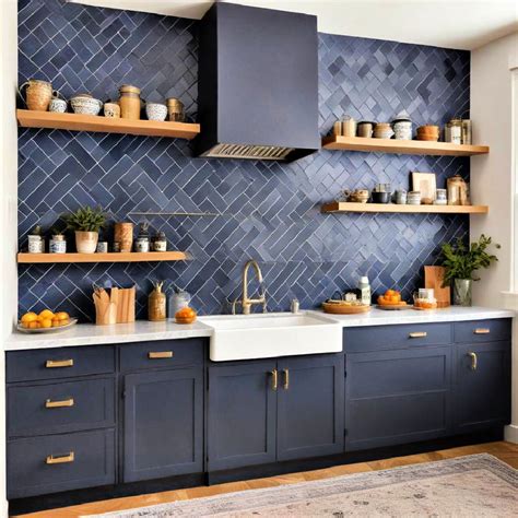 25 Navy Blue Kitchen Cabinets for A Modern Twist