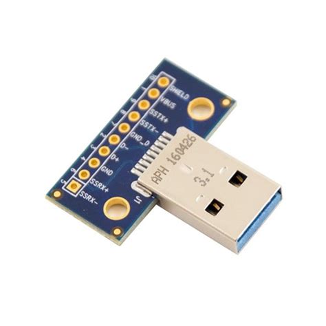 USB 3.1 Type A Male Plug Breakout Board : Amazon.in: Computers ...