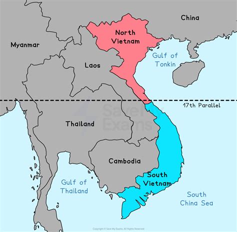 North And South Division Vietnam