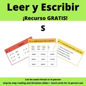 ¡Prueba Gratis! Letra S by Level Up Tutoring | TPT