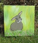 Image result for Cute Bunny Painting