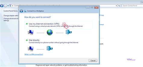 Image result for Setting Up a VPN Connection Windows 7