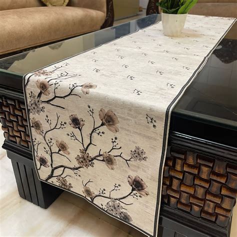Buy Floral Printed Velvet Table Runner | Loomsmith