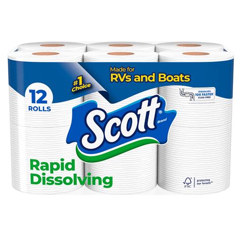 Snapklik.com : Scott Rapid-Dissolving Toilet Paper