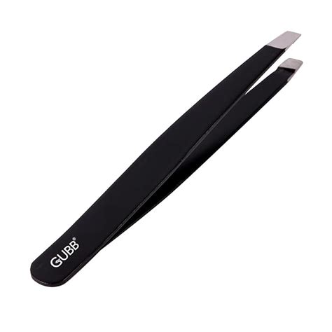 GUBB Slant Tip Tweezer for Eyebrows, Ingrown Hair, and Facial Hair ...
