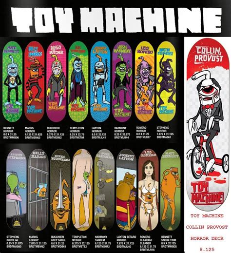 Toy Machine Decks - I have always loved the art direction of Toy ...