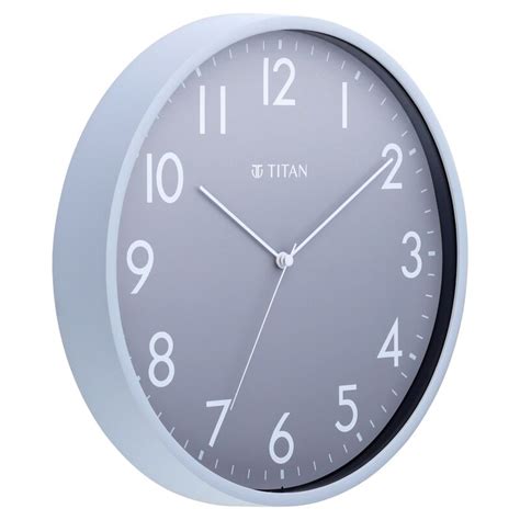 Buy Online Titan Silent Sophistication: Grey Clock with Striking ...