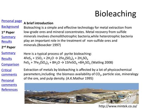 Image result for Bioleaching Process