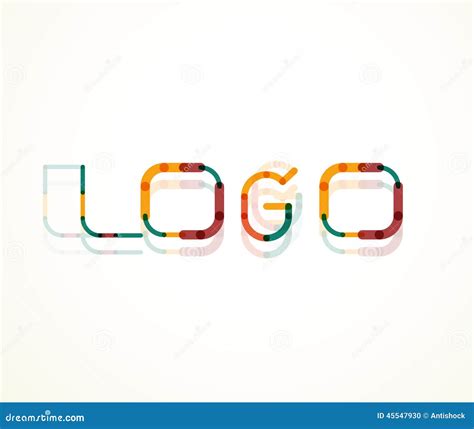 Logo word font design stock vector. Illustration of design - 45547930 - Word Logo Ideas